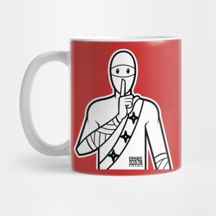 Shush Ninja - B&W Mug